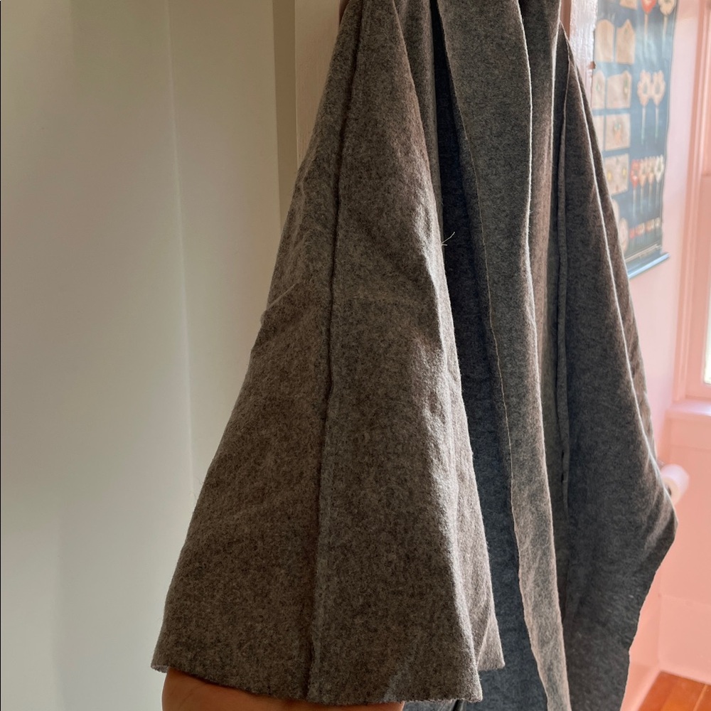 Eileen Fisher Wool Blend Wrap Sweater L - Picture 6 of 6